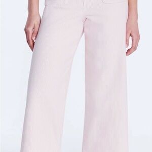 Free assembly pink and white striped Pants worn once size 14 Walmart